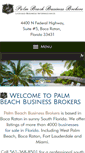 Mobile Screenshot of palmbeachbizbroker.com