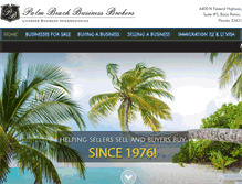 Tablet Screenshot of palmbeachbizbroker.com